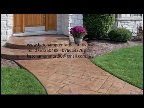 Beton Amprentat Borzia - Mureș Tel.0761350488 -0766543767