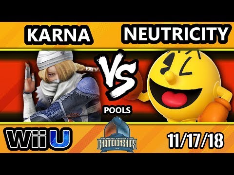 DHATL18 Smash 4 - Karna (Sheik) Vs. RtN | Neutricity (Pac-Man) - Wii U Pools A - WR2