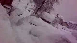 preview picture of video 'Discesa in snowboard da casa mia a Forni di sopra'