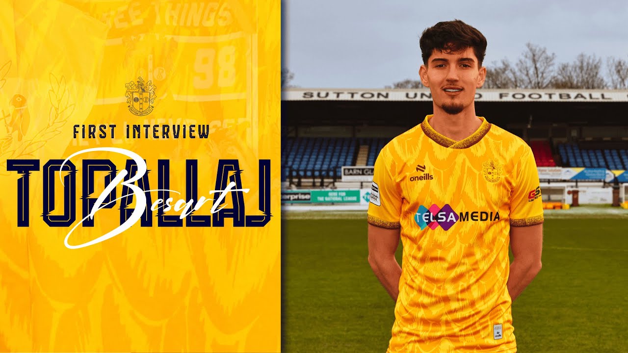 Watch: Besart Topallaj On Rejoining Sutton | First Interview Back