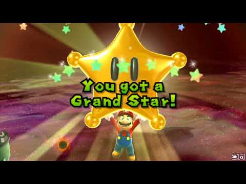 Super Mario Galaxy #28 Bowser Grand Star Boss, Dark Matter Planet - All 121 Stars 4k Walkthrough