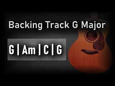 Pop Rock Ballad Backing Track G Major | 70 BPM | Guitar Backing Track