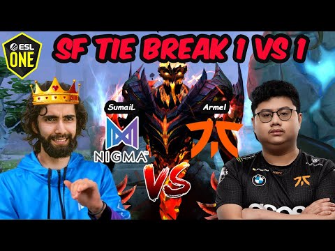 1v1 Tiebreaker Sumail vs Armel - King OF MID BATTLE  ESL ONE Malaysia 2022