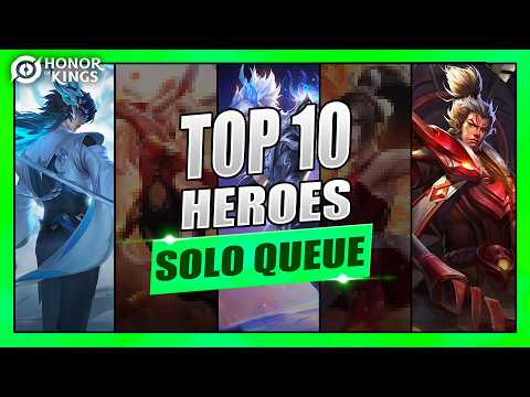 Top 10 META Solo Queue Picks to Rank Up Fast | HoK