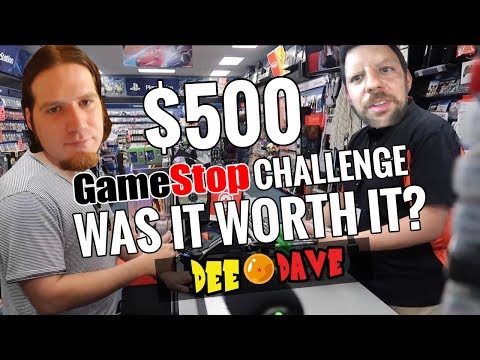 THE $500 GAMESTOP CHALLENGE!!! WAS IT WORTH IT!?! | Dee Dave