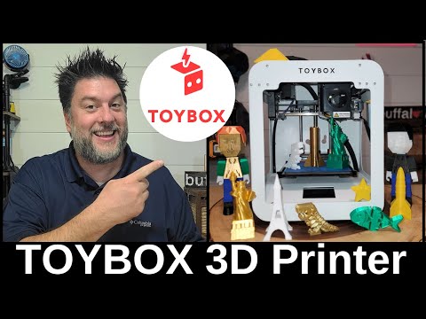 Toybox 3D printer. 1-Touch Kid-Friendly Childrens Toy Printer [544]