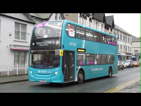 Arriva Buses Wales ADL Enviro400 Christmas Bus 2020 CX14BXK