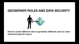 Using Roles to secure the data in geoserver