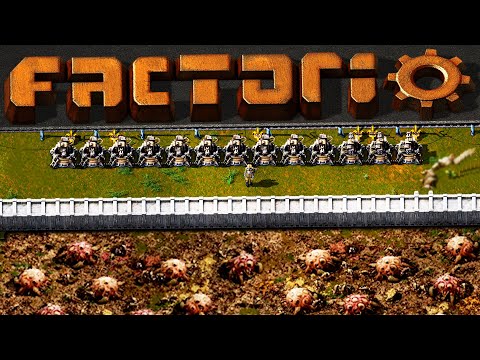 Preparing Defenses for the INFINITE WAR! - Factorio 1.0 Let’s Play Ep 2