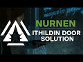 Nurnen Ithildin Door Poem Solution - Middle-earth: Shadow of War