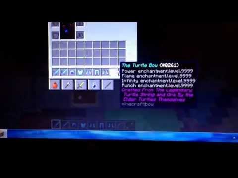 Turtle0219 021905 - Minecraft Overpowered Armor and Weapons with 1 command block!!!