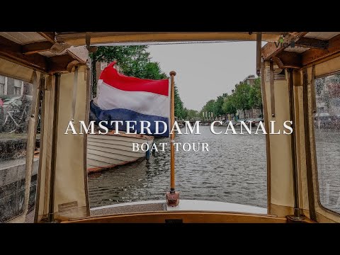 Amsterdam Canal Cruise Tour | Boating the Canals in 4K UHD