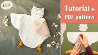 Sew a Baby Lovey (Owl) | Easy Tutorial