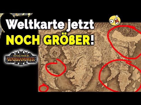 Weltkarte noch größer für eure Immortal Empires Kampagne! Total War: Warhammer 3
