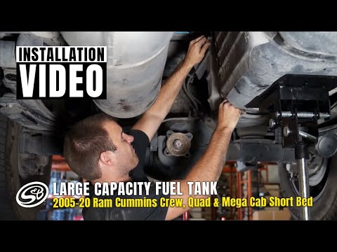 S&B 52 Gallon Replacement Fuel Tank for 2005-24 Ram Cummins Crew, Quad & Mega Cab Short Bed