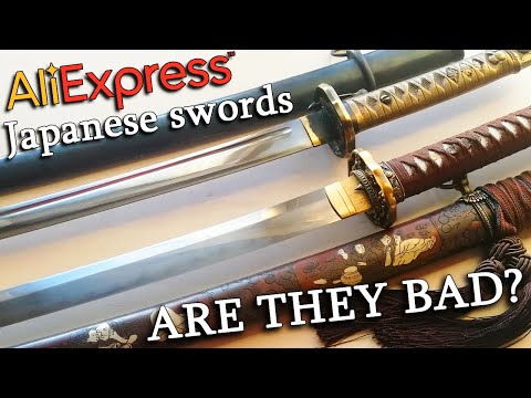 Military Katanas from China - Shin Gunto Type 95 & Type 98 (review and test) [4K]