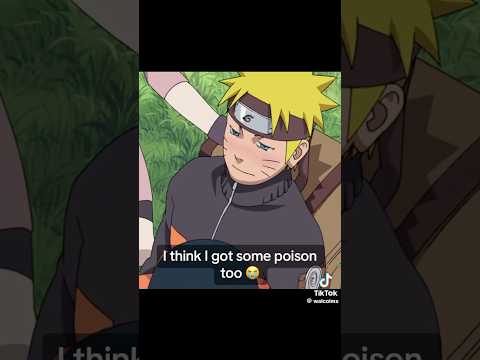 NARUTO GETS POISON SUCKED😂 #funny #memes #meme #shorts #dragonball #naruto #onepiece #goku