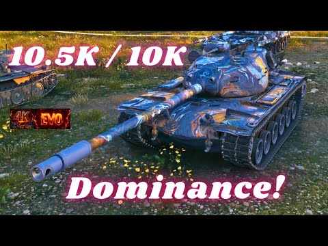 Masterclass: T110E5 (10.5K Dmg) & FV215b (10K Dmg) Dominance! World of Tanks High Caliber