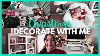 🎄CHRISTMAS DECORATE WITH ME🎄Hobby Lobby Shopping, Decor Haul, Room & Home Office/Library Makeover☃️