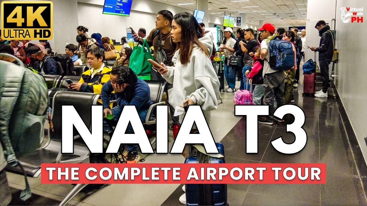 [4K] INSIDE NAIA Terminal 3 | Full Manila Airport Walk (Departure & Arrival) (2026)