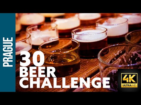 30 BEER CHALLENGE | PRAGUE | Czech Republic 4K