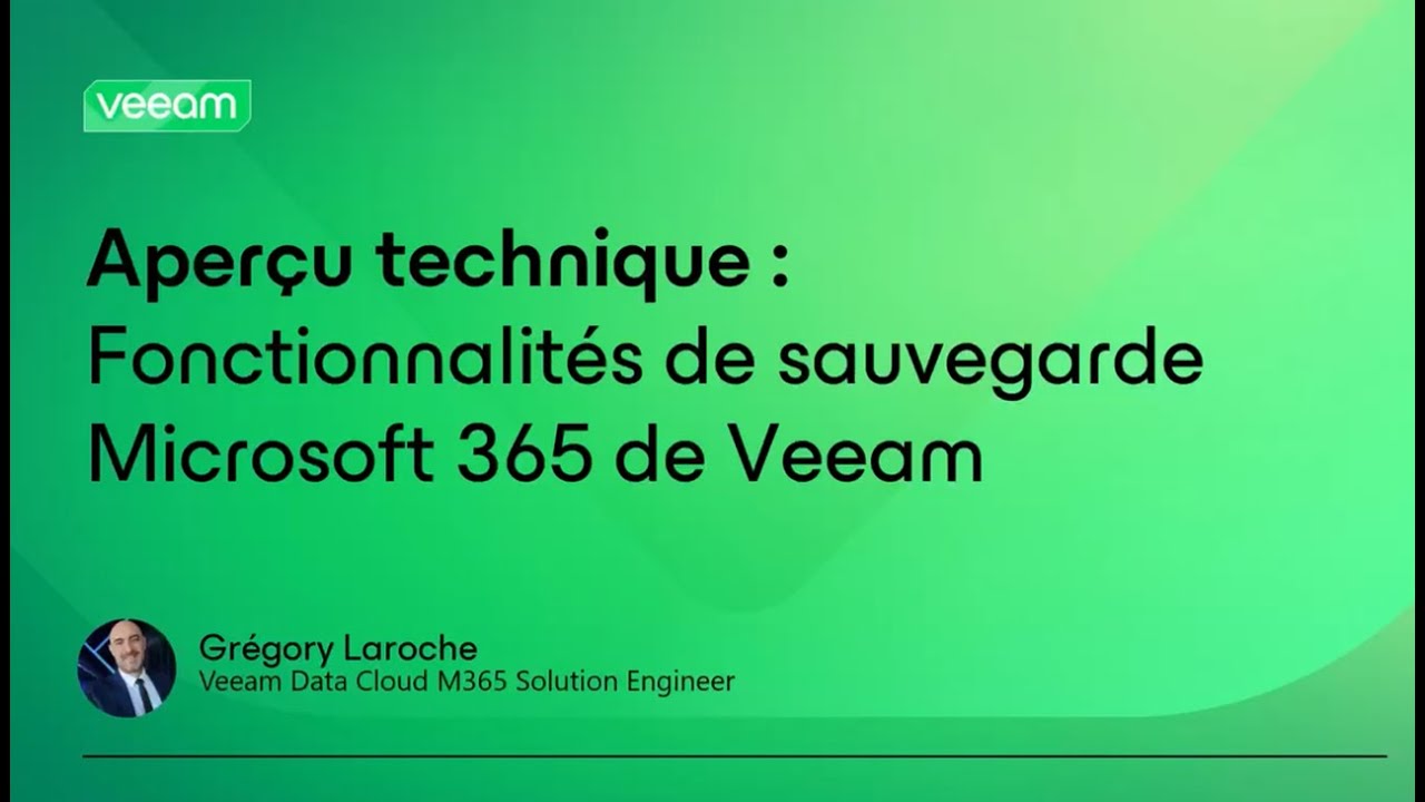 Tech-Deep-Dive-Veeam-Data-Cloud-pour-Microsoft-365 video