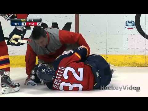 Radko Gudas hits Kris Versteeg who is injured . Mar 12, 2013