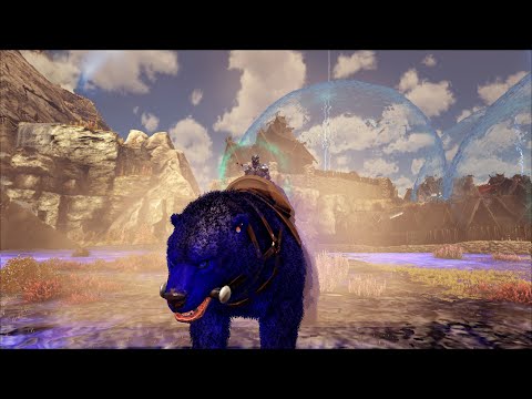 ARK PRIMAL FEAR TAMING CELESTIAL DIRE BEAR FOR BOSS FIGHT.EP-16
