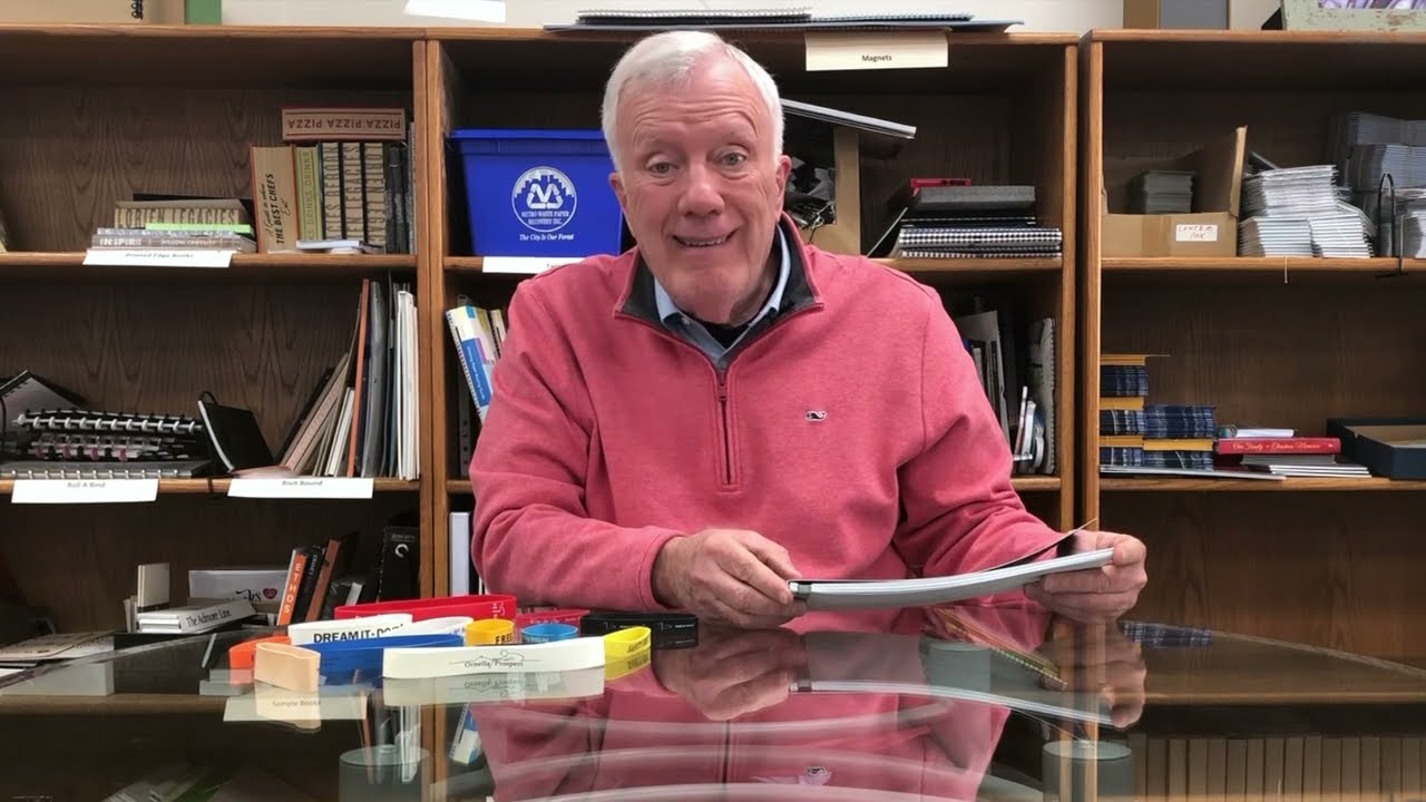 Printed Rubber Band Book Binding