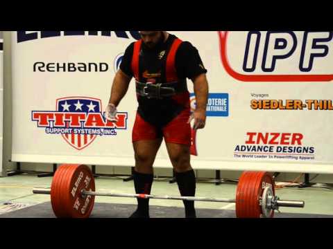 WC Powerlifting 2015 - Orhan Bilican - 335kg deadlift