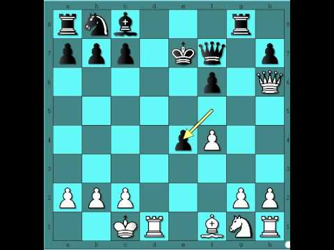 Klasican primer zrtvovanja figura u sahu - WALBRODT vs LOEW - Kraljev gambit# 542