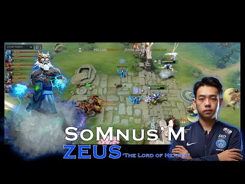 PSG.LGD.SoMnus'M - Zeus [Player Perspective]
