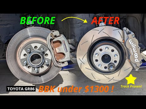 GR86 Budget Big Brake Kit Installed and Track Tested!