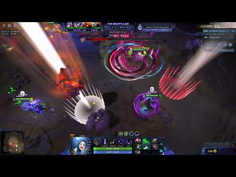 Luna melts aghanim's labyrinth final boss with her ult