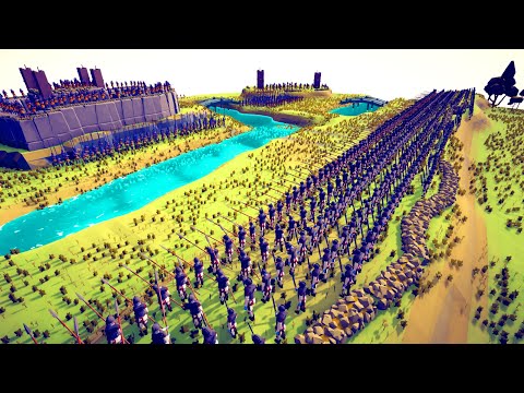 200x MING ARMY SIEGE ENEMY CASTLE - Totally Accurate Battle Simulator TABS