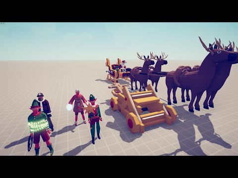 NEW HOLIDAY FACTION UNITS SHOWCASE Totally Accurate Battle Simulator TABS