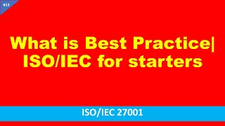 What is an ISO/IEC?