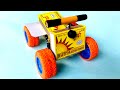 Make An Amazing Mini Car With Matchbox And Mobile Battery Diy At Home
