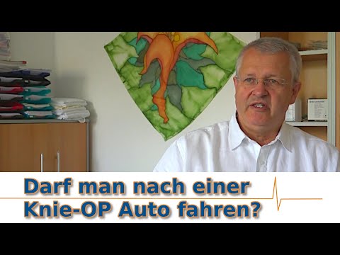 Künstliches Kniegelenk - Darf man nach einer Knie-OP Autofahren?