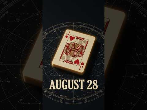 August 28 birth card: Jack of Hearts