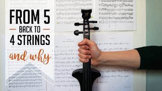 Video thumbnail for Why I ditched my 5-string violin | back to a 4-string by Marijke Violin