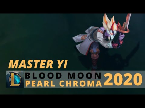 Blood Moon Master Yi Pearl Chroma 2020 - League Of Legends