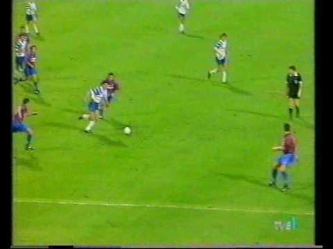 Real Zaragoza. Gol de Poyet contra el Caen