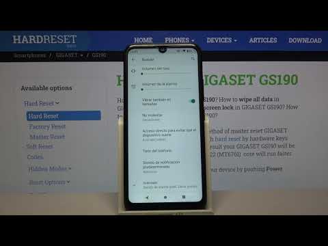 Cómo cambiar el tono de llamada en Gigaset GS190 - melodía y sonido de notificación