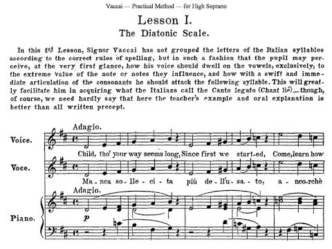 N. Vaccaj - Manca sollecita - Soprano