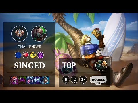 Singed Top vs Gangplank - EUW Challenger Patch 11.23