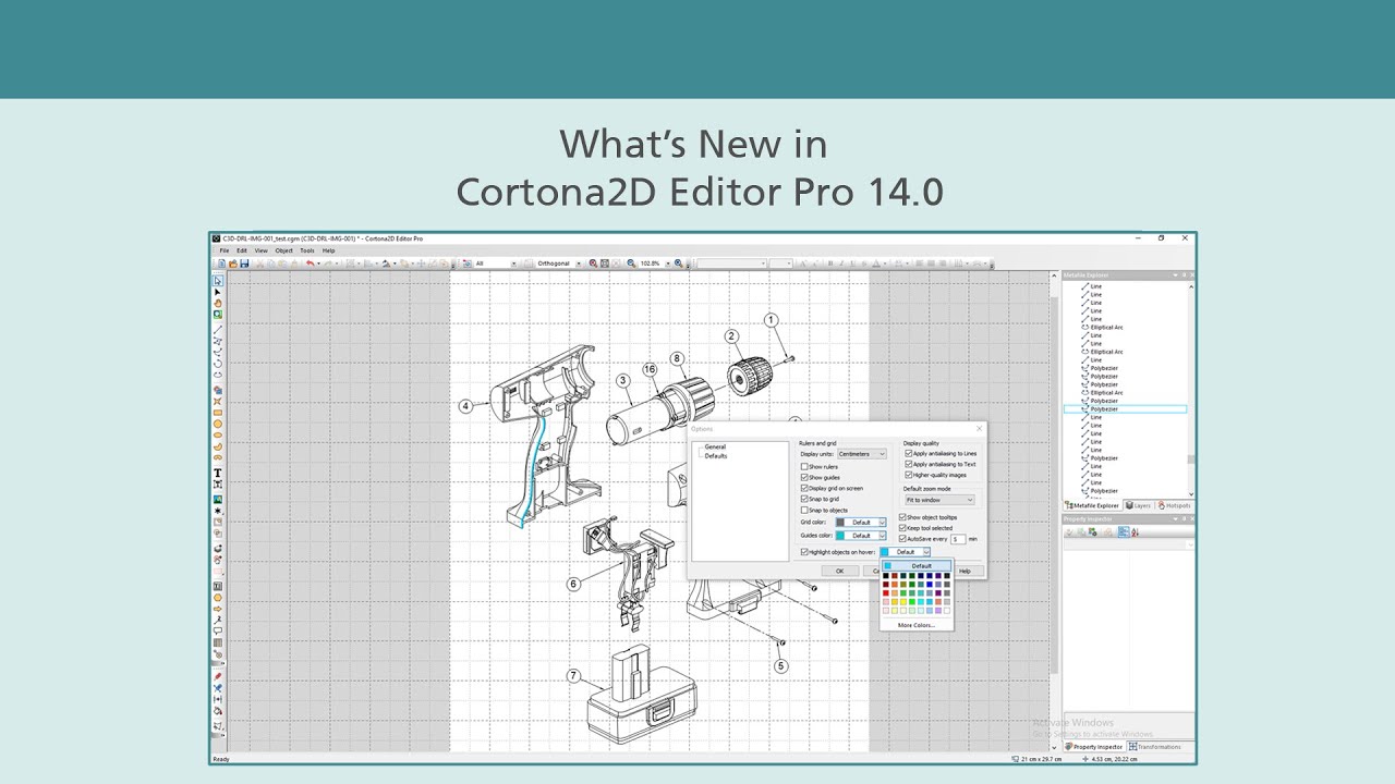 RapidAuthor 14.0: What's New in Cortona2D Editor Pro