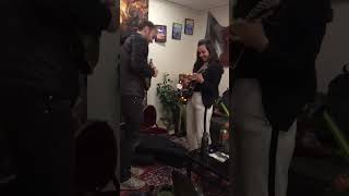 Backstage at the Telluride Bluegrass Festival with Sierra Hull &amp; Chris Thile #festivals #bluegrass