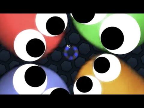 SLITHERIO TROLL TINY HACKER SNAKE VS GIANT NOOB SNAKES - A.I. 55K+ SCORE | Insane Slitherio Gameplay