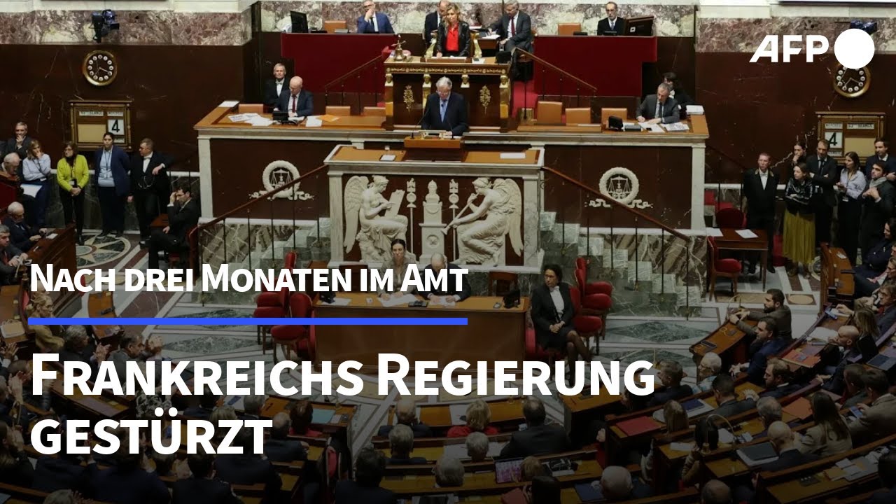 Frankreichs Regierung gestürzt | AFP